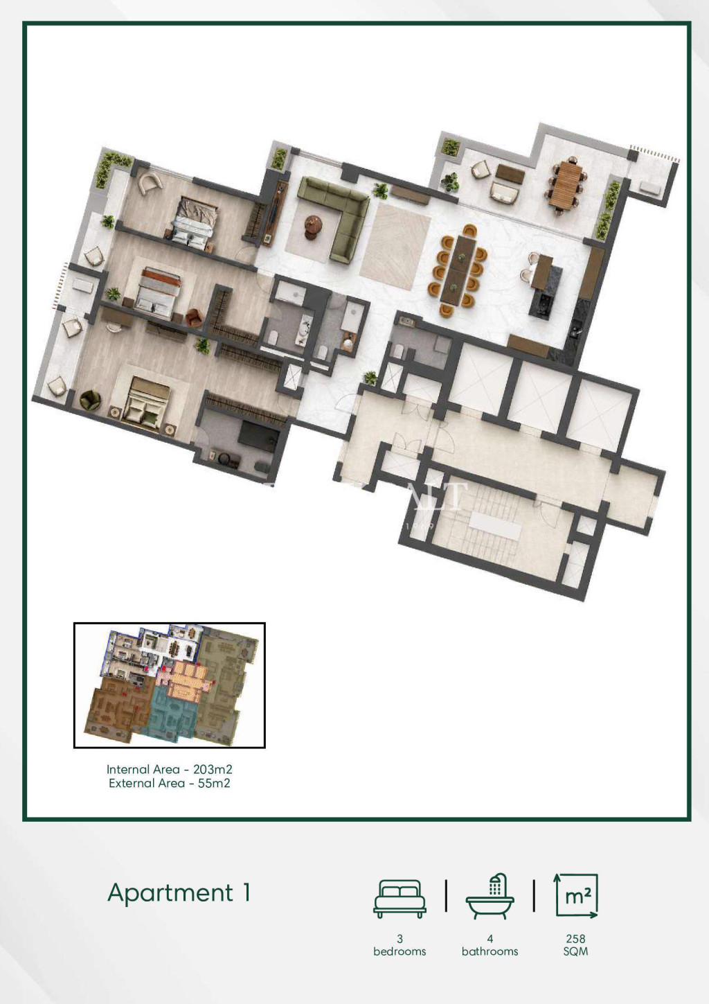 Ora Residences, Apartment